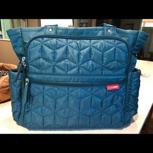 Sold! Skip Hop Forma, peacock, EUC (hardly used)